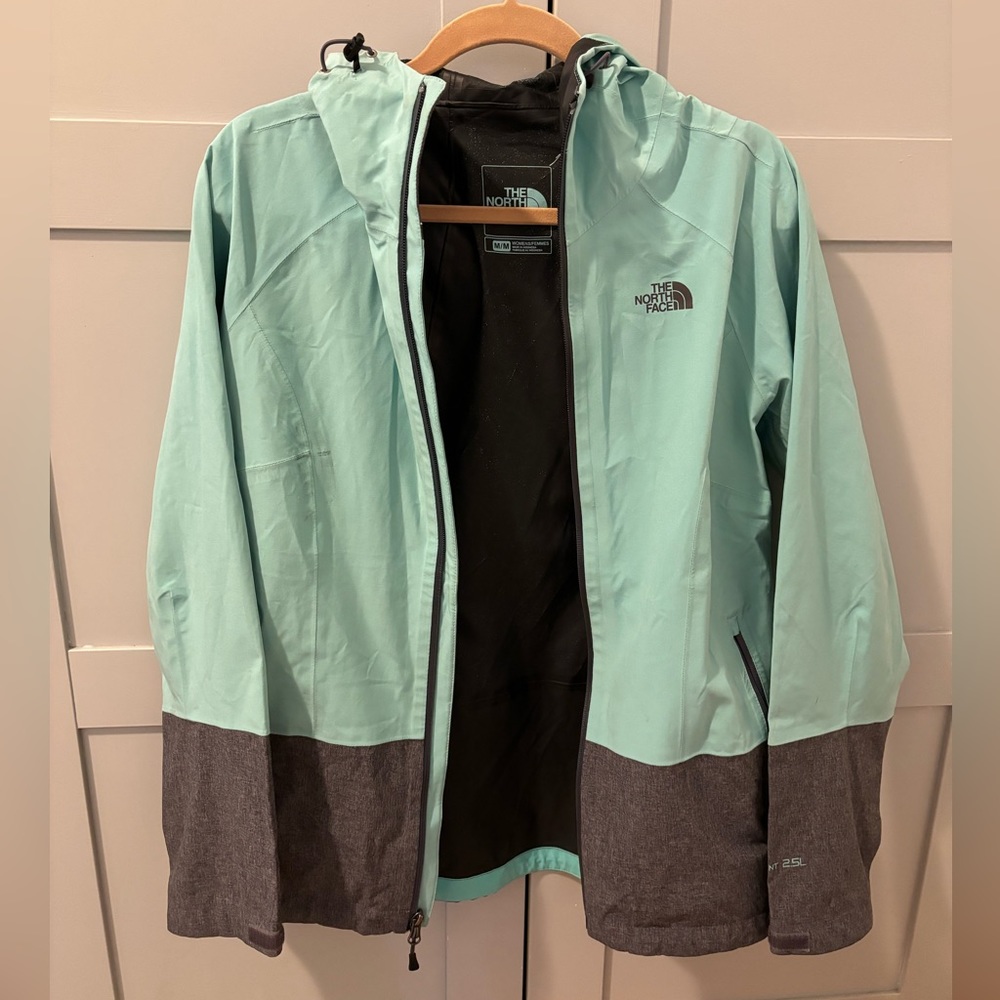 North face rain coat